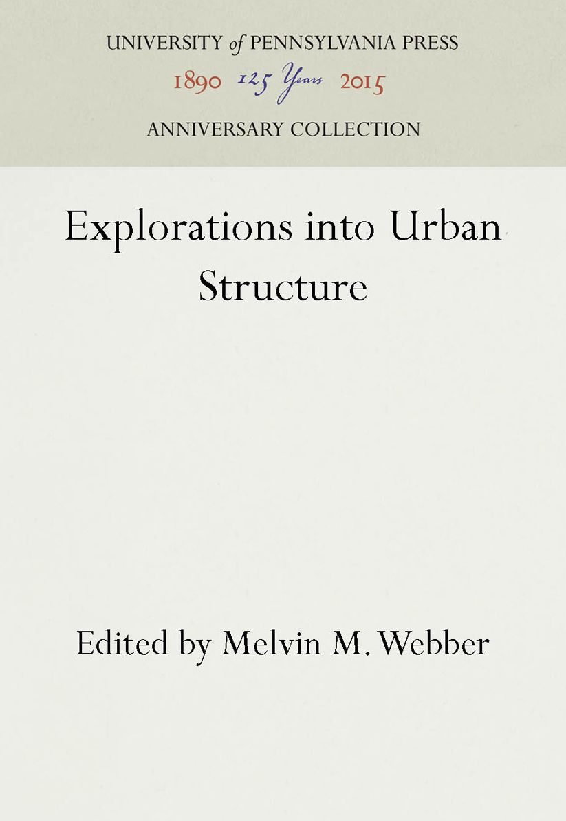 Explorations into Urban Structure