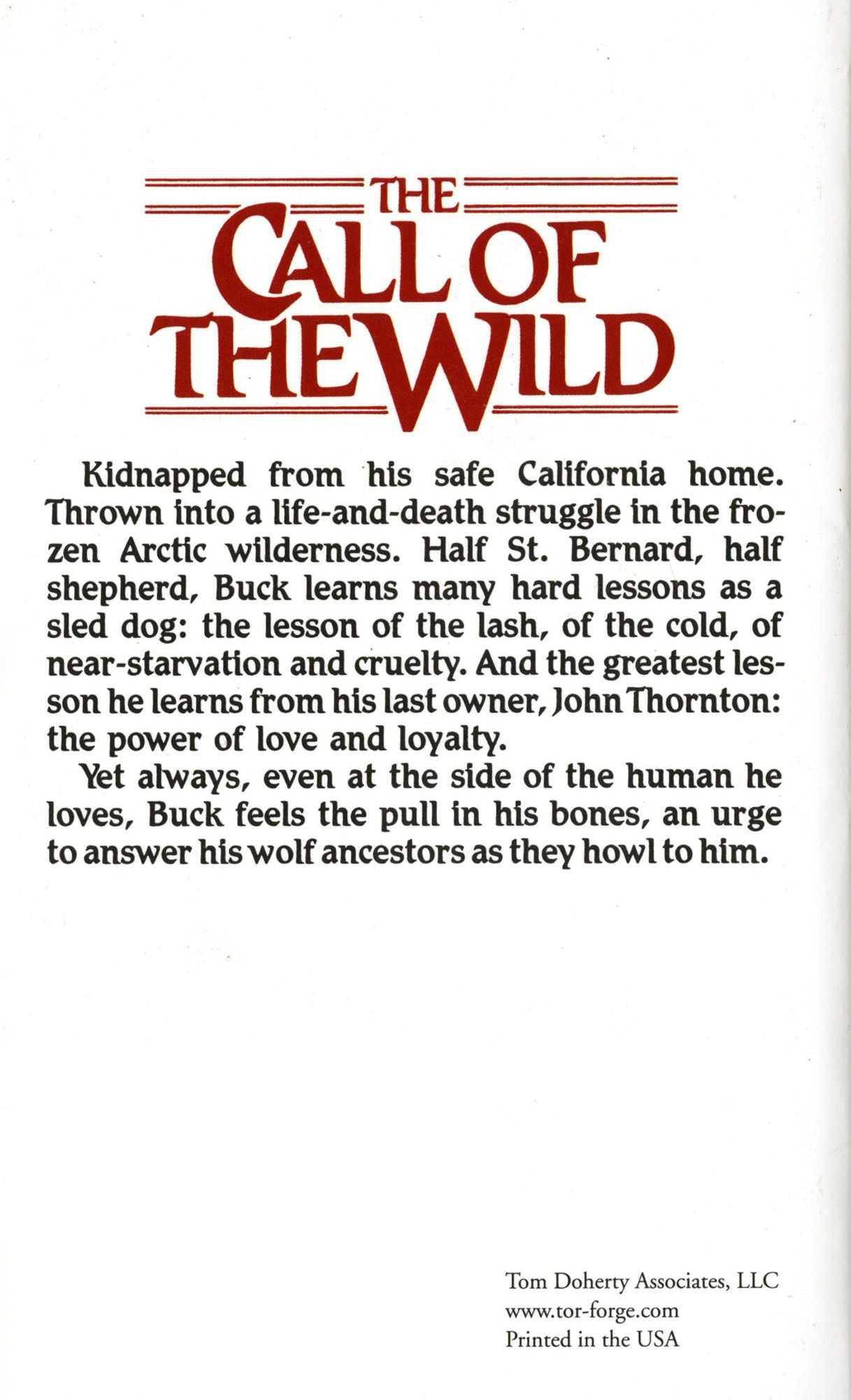 The Call of the Wild