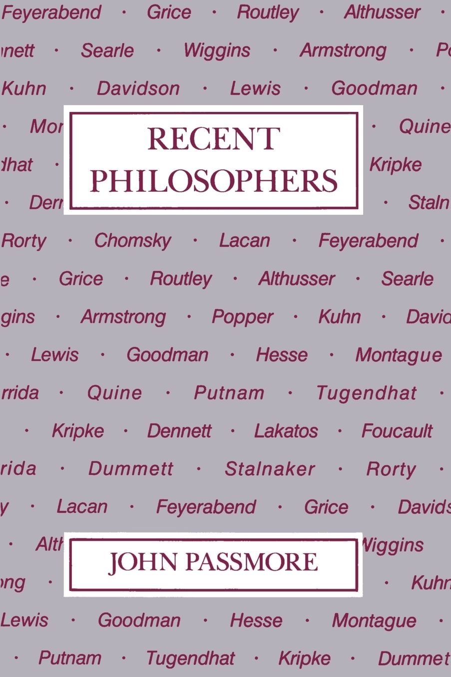 Recent Philosophers