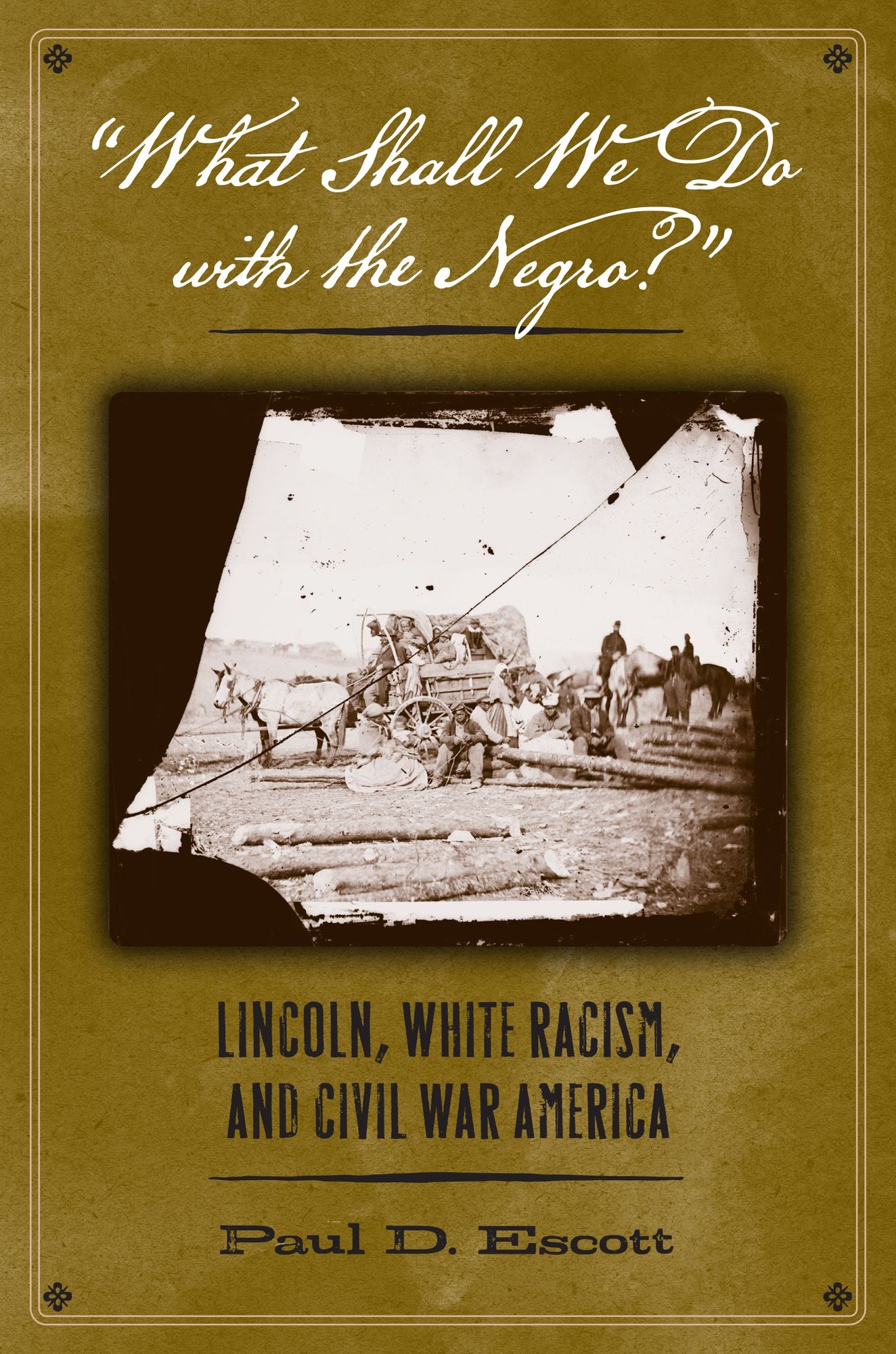 "What Shall We Do with the Negro?": Lincoln, White Racism, and Civil War America