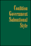 Coalition Government, Subnational Style: Multiparty Politics in Europe's Regional Parliaments