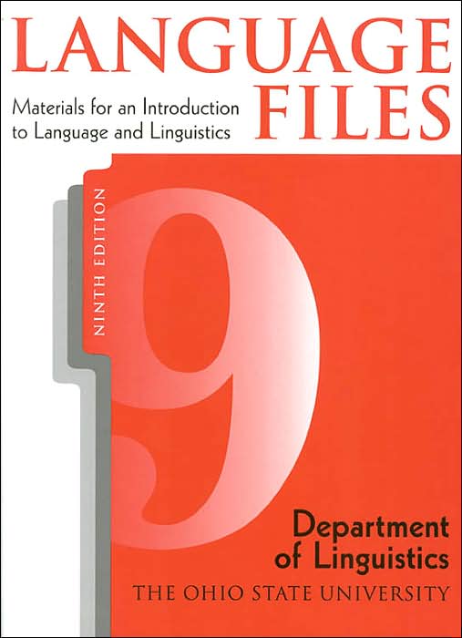Language Files: Materials for an Introduction to Language and Linguistics