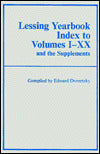 Lessing Yearbook Index to Volumes I-XX and the Supplements