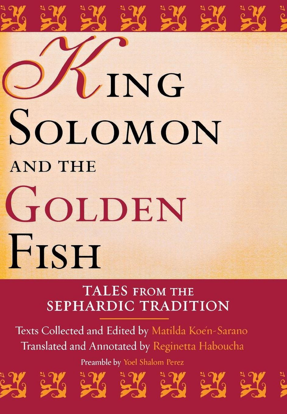 King Solomon and the Golden Fish: Tales from the Sephardic Tradition