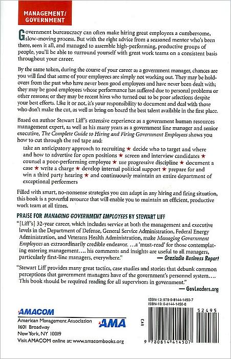 The Complete Guide to Hiring and Firing Government Employees