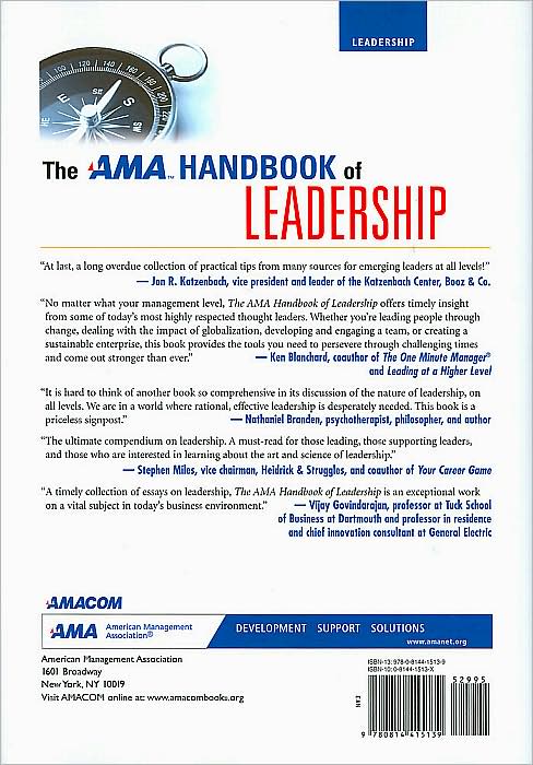 The AMA Handbook of Leadership