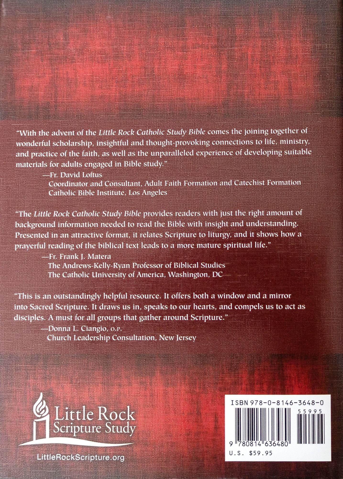 Little Rock Catholic Study Bible: Hardcover