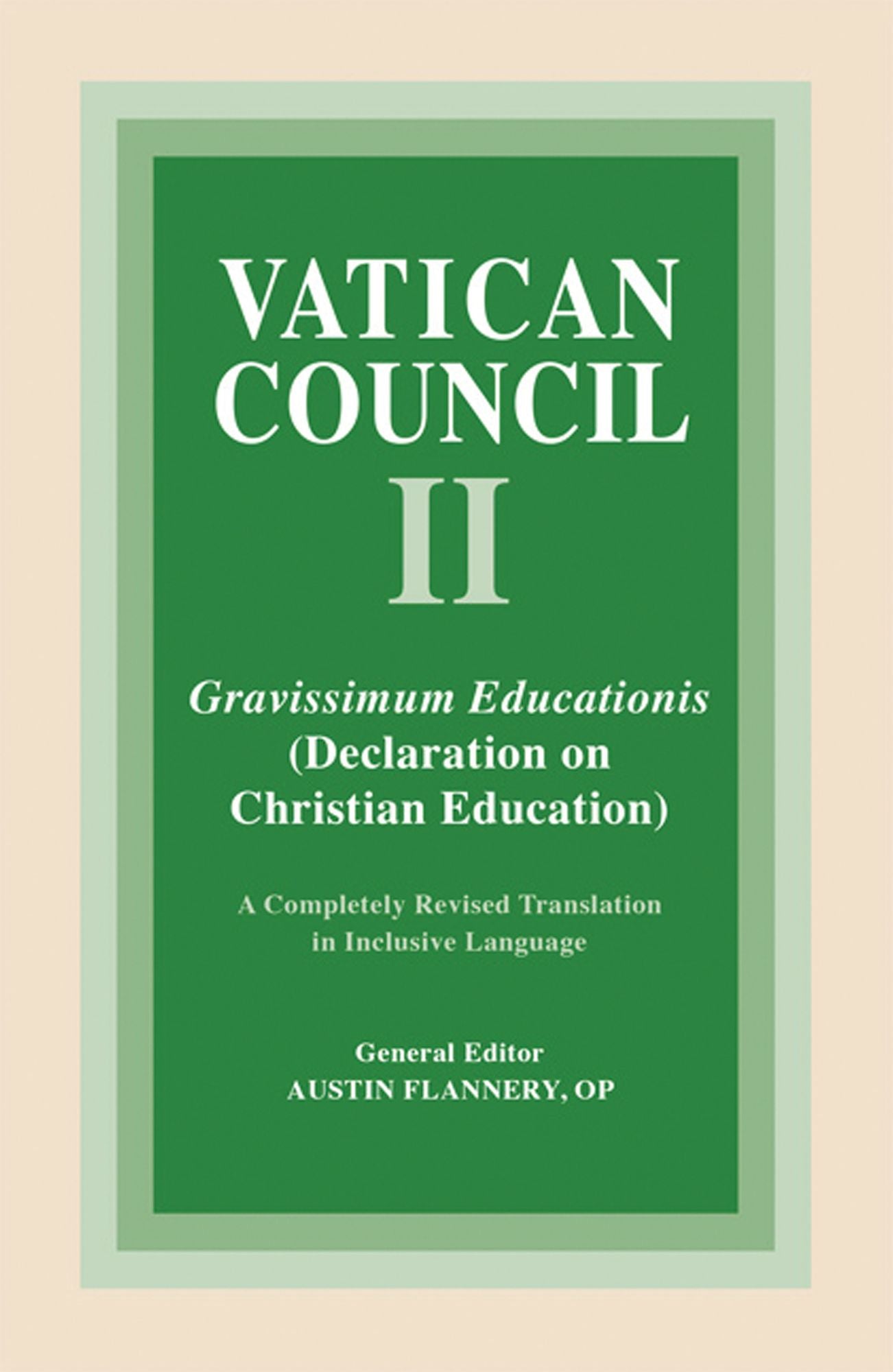 Gravissimum Educationis: Declaration on Christian Education
