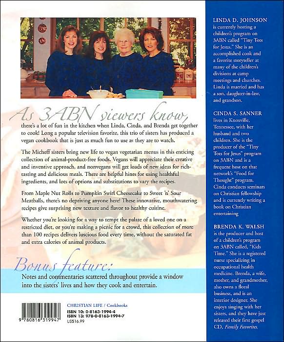 Cooking with the Micheff Sisters: A Vegan Vegetarian Cookbook