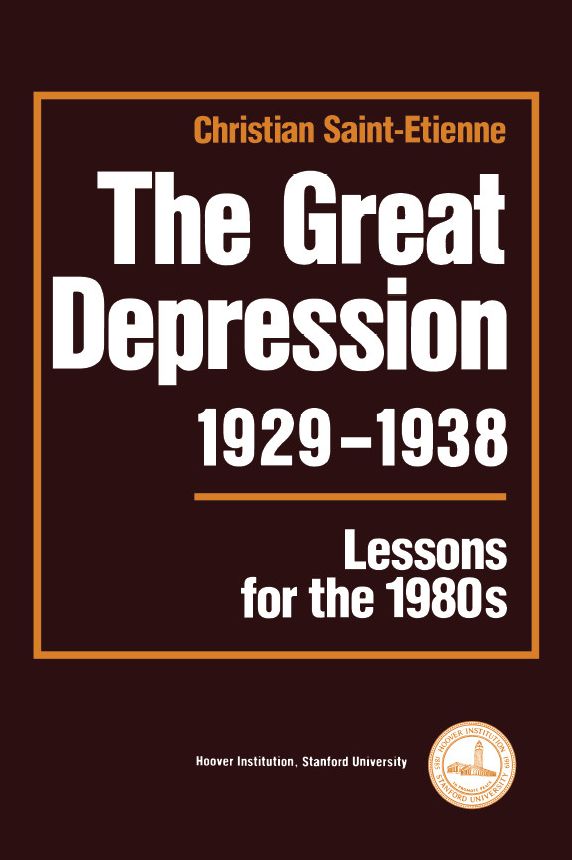 The Great Depression, 1929-1938: Lessons for the 1980s