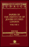 Papers of the Institute of Jewish Studies, London