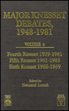Major Knesset Debates, 1948-1981