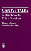 Can We Talk?: A Handbook for Public Speakers