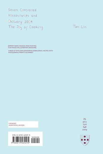 Seven Controlled Vocabularies and Obituary 2004: The Joy of Cooking: [Airport Novel Musical Poem Painting Film Photo Hallucination Landscape]