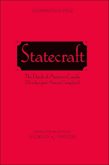 Statecraft: The Deeds of Antonio Carafa (de Rebus Gestis Antonj Caraphaei)
