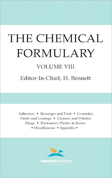 The Chemical Formulary, Volume 8