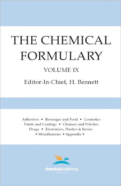 The Chemical Formulary, Volume 9