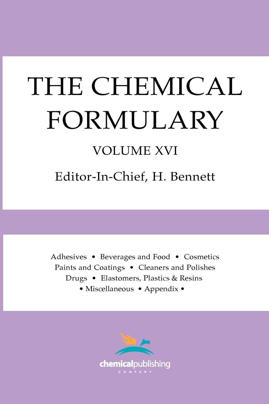 The Chemical Formulary, Volume 16