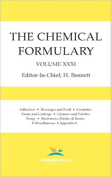 The Chemical Formulary, Volume 31