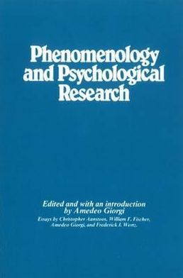 Phenomenology and Psychological Research