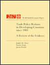 Trade Policy Reform in Developing Countries since 1985: A Review of the Evidence
