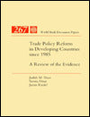 Trade Policy Reform in Developing Countries since 1985: A Review of the Evidence