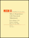 Africa's Experience with Structural Adjustment: Proceedings of the Harare Seminar, May 23-24, 1994