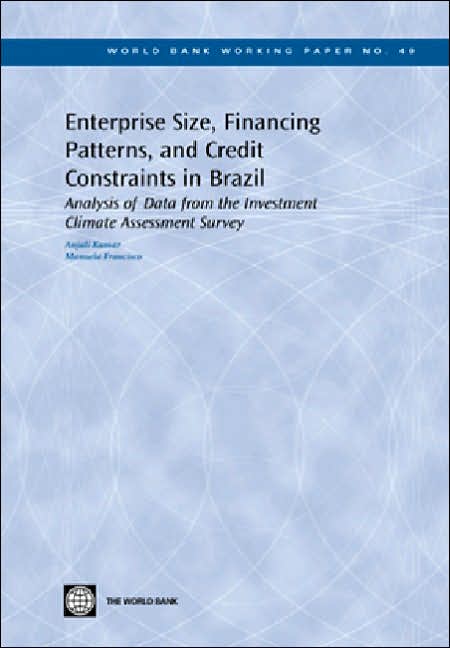 Enterprise Size, Financing Patterns, and Credit Constraints in Brazil: Analysis of Data from the Investment Climate Assessment Survey