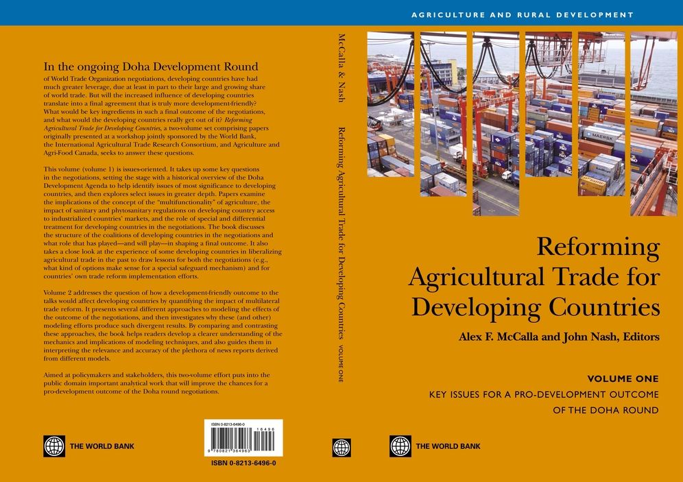Reforming Agricultural Trade for Developing Countries: Key Issues for a Pro-Development Outcome of the Doha Round