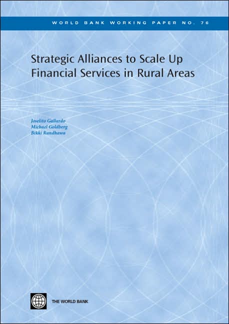 Strategic Alliances to Scale Up Financial Services in Rural Areas