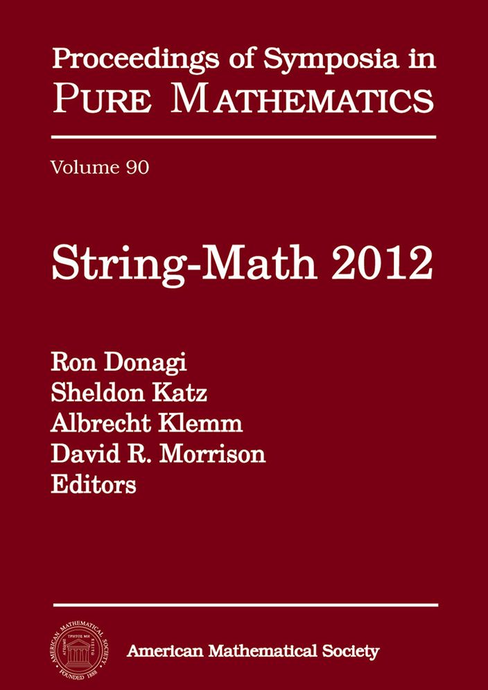 String-Math 2012