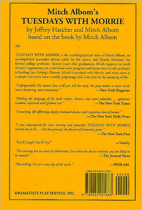 Mitch Albom's Tuesdays with Morrie