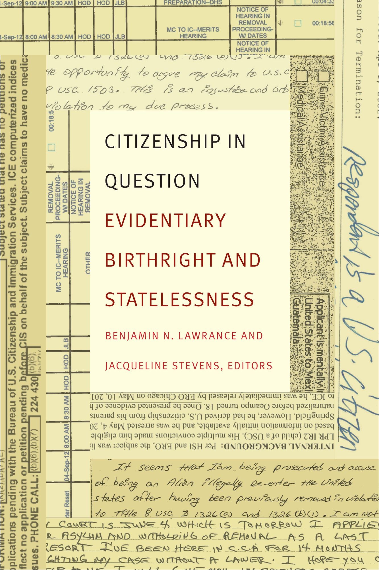 TEST1 Citizenship in Question: Evidentiary Birthright and Statelessness