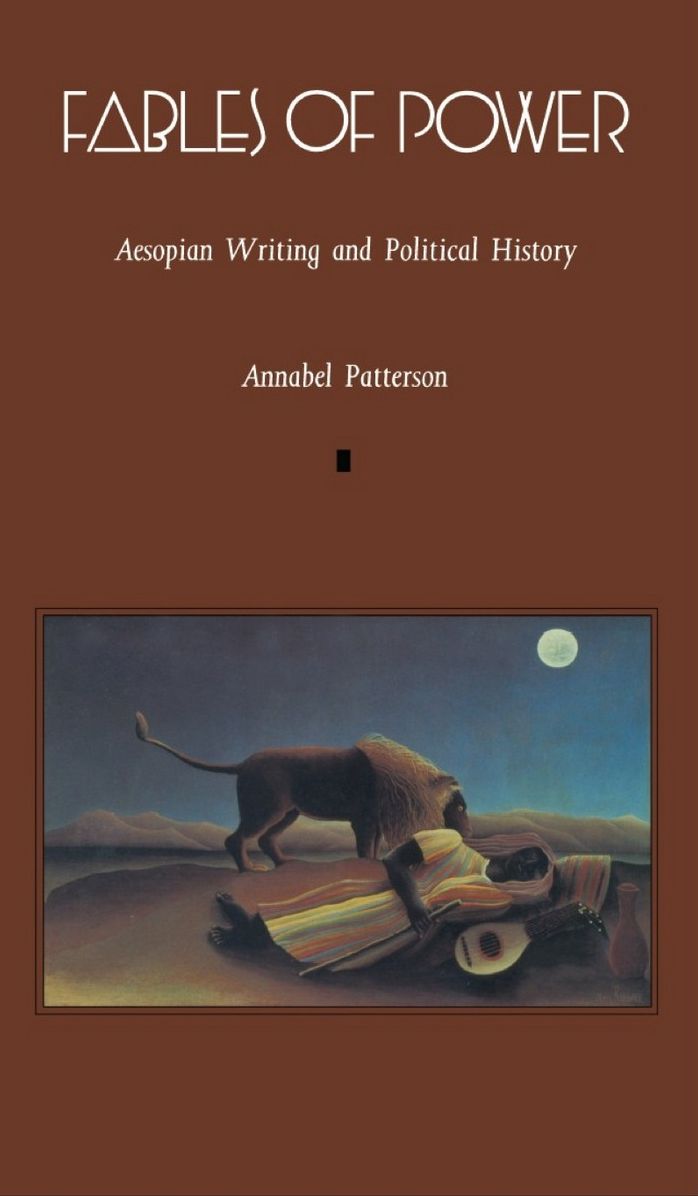 TEST1 Fables of Power: Aesopian Writing and Political History