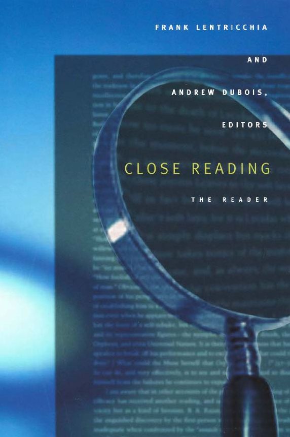 Close Reading: The Reader