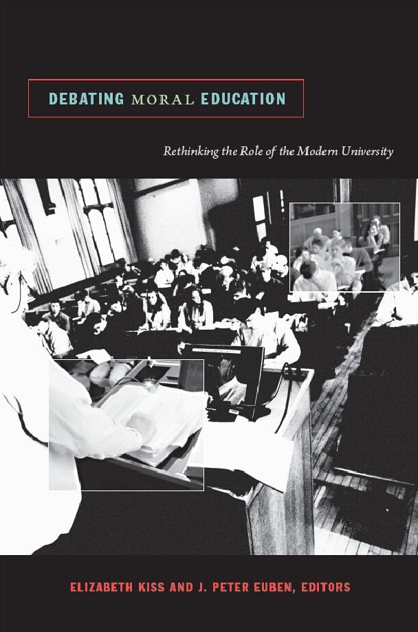 TEST1 Debating Moral Education: Rethinking the Role of the Modern University
