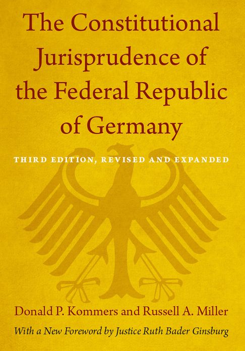 TEST1 The Constitutional Jurisprudence of the Federal Republic of Germany: Third edition, Revised and Expanded