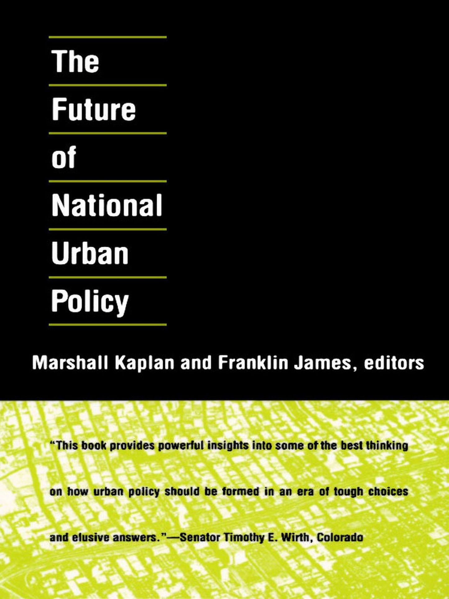 The Future of National Urban Policy