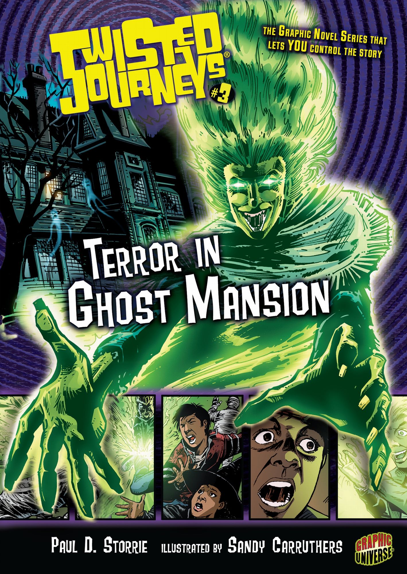 Terror in Ghost Mansion (Twisted Journeys Series #3)