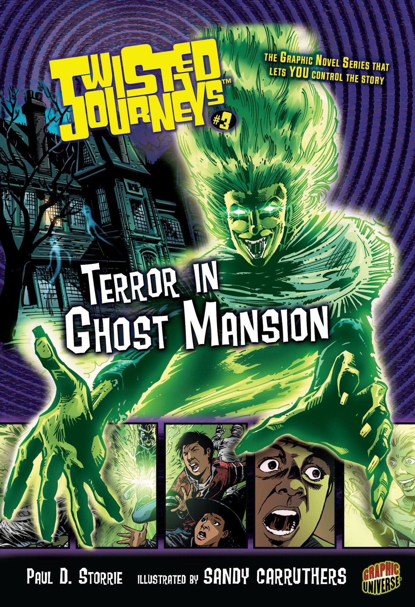 Terror in Ghost Mansion (Twisted Journeys Series #3)
