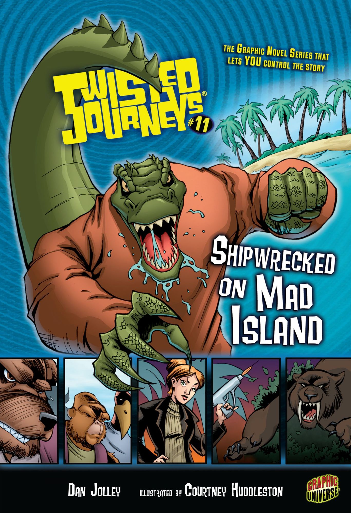 Shipwrecked on Mad Island (Twisted Journeys Series #11)