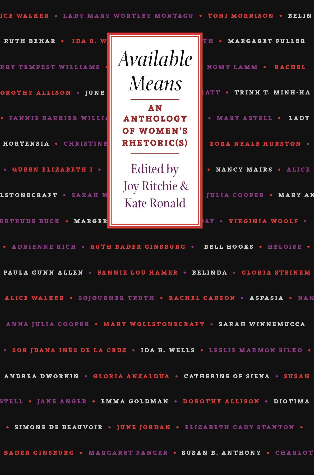 Available Means: An Anthology Of Women'S Rhetoric(s)