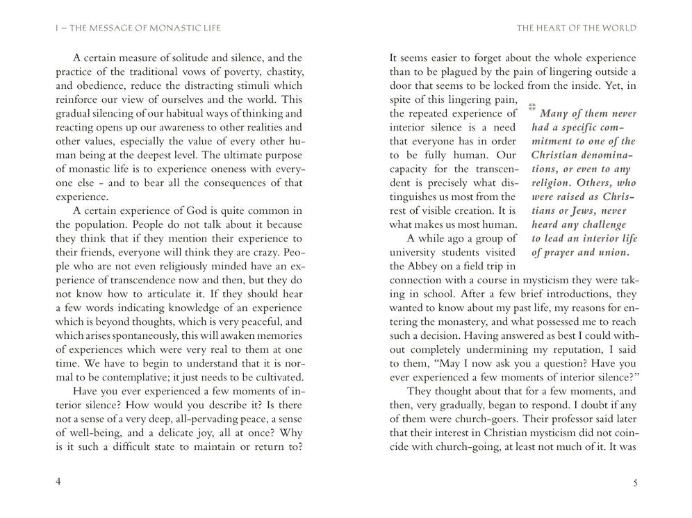 The Heart of the World: An Introduction to Contemplative Christianity