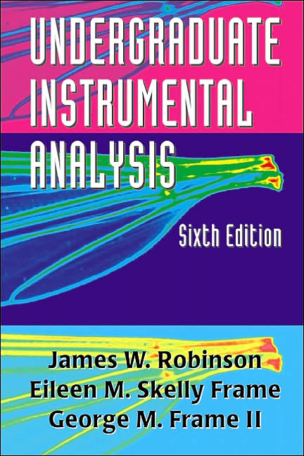 Undergraduate Instrumental Analysis