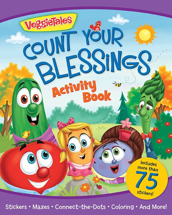 VeggieTales Count Your Blessings Activity Book (Large Print -- QA test)
