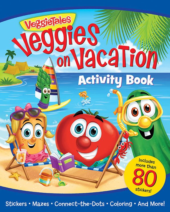Veggies on Vacation Activity Book (Large Print -- QA test)