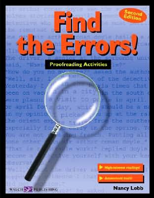Find the Errors! Proofreading Activities