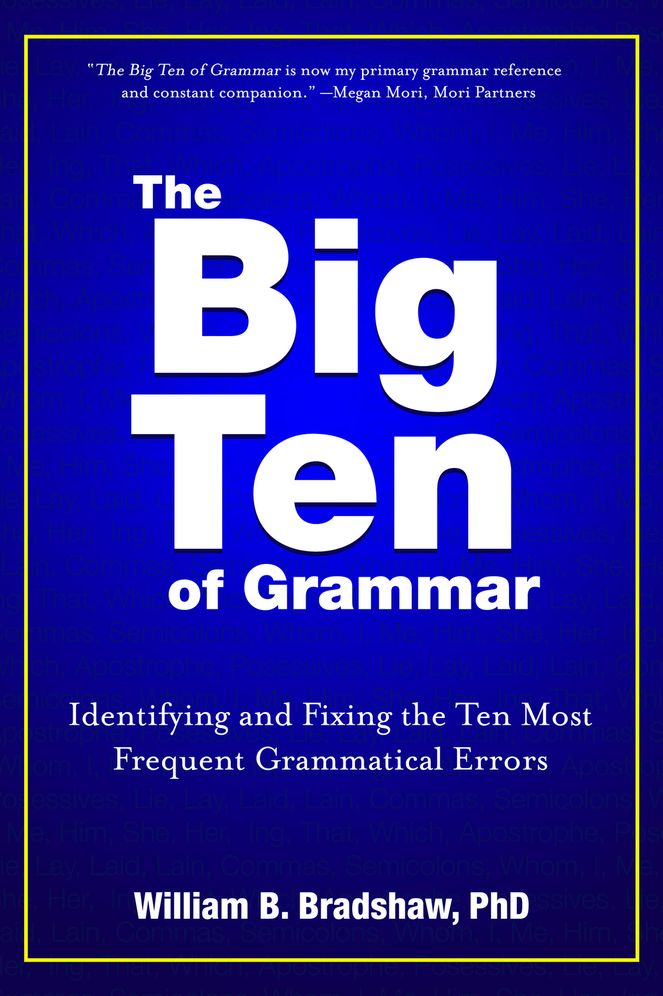 The Big Ten of Grammar: Identifying and Fixing the Ten Most Frequent Grammatical Errors