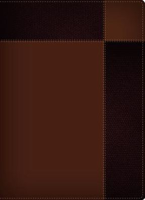 Biblia de estudio Ryrie ampliada: Duo-tono marron