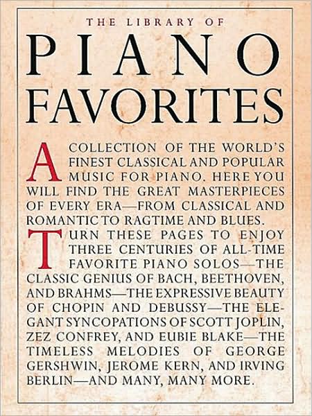 Library of Piano Favorites